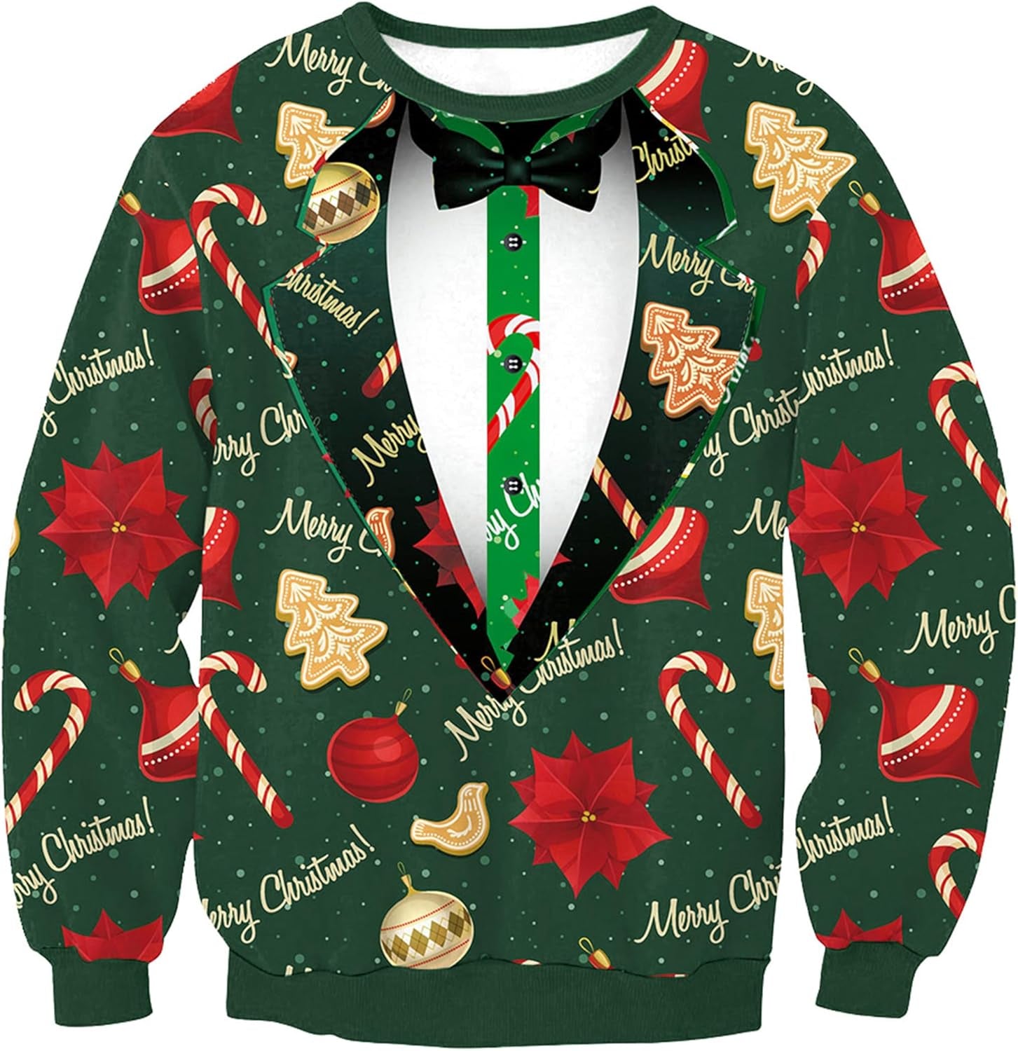 Men'S Ugly Christmas Funny Graphic Long Sleeve Unisex Sweatshirt (S-3XL)